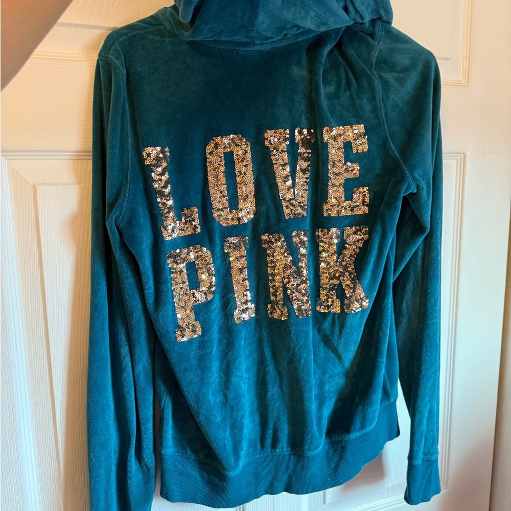 Victoria's Secret Teal Sequin Jacket